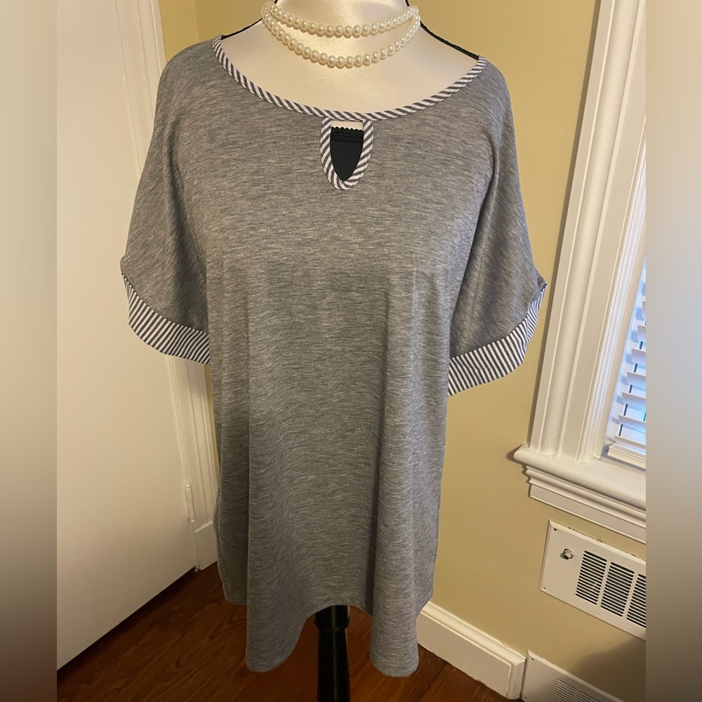 PER SEPTION CONCEPTS Gray Top